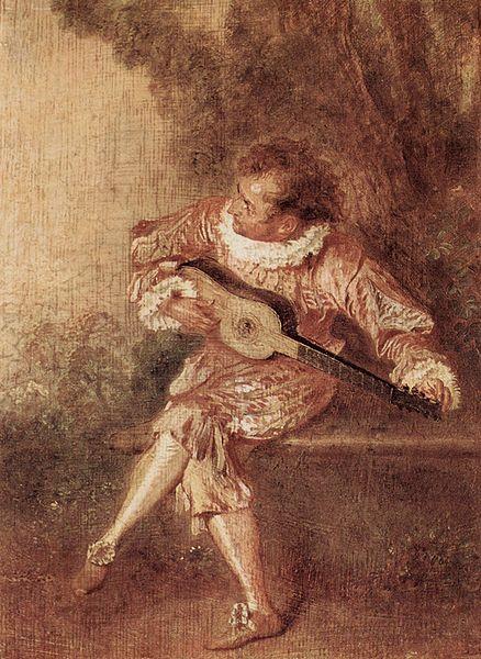 WATTEAU, Antoine Die Serenate